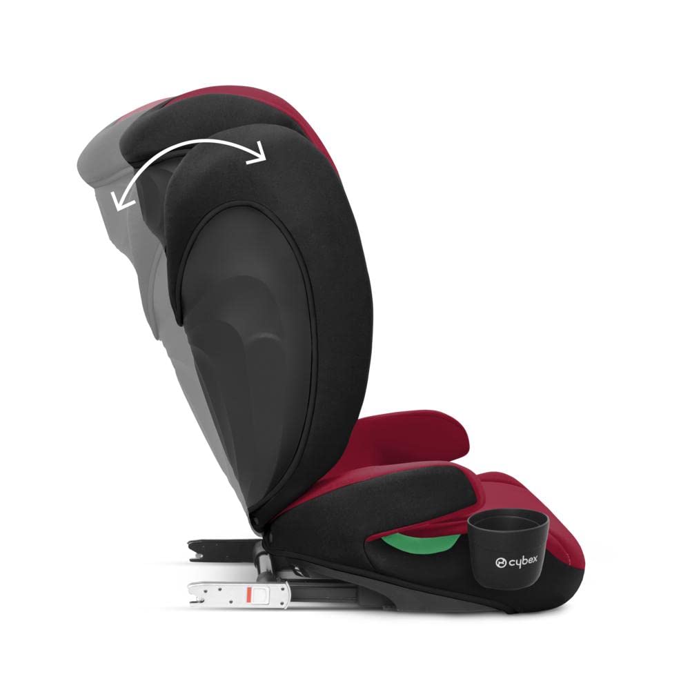 CYBEX Silver Autositz Solution B2 i-Fix, Inkl. Getränkehalter, Für Autos mit und ohne ISOFIX, Ab ca.