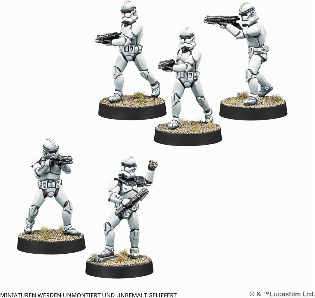 Asmodee, Star Wars: Legion – Clone Trooper Infantry, Erweiterung, Atomic Mass Games, Tabletop, 2 Spi
