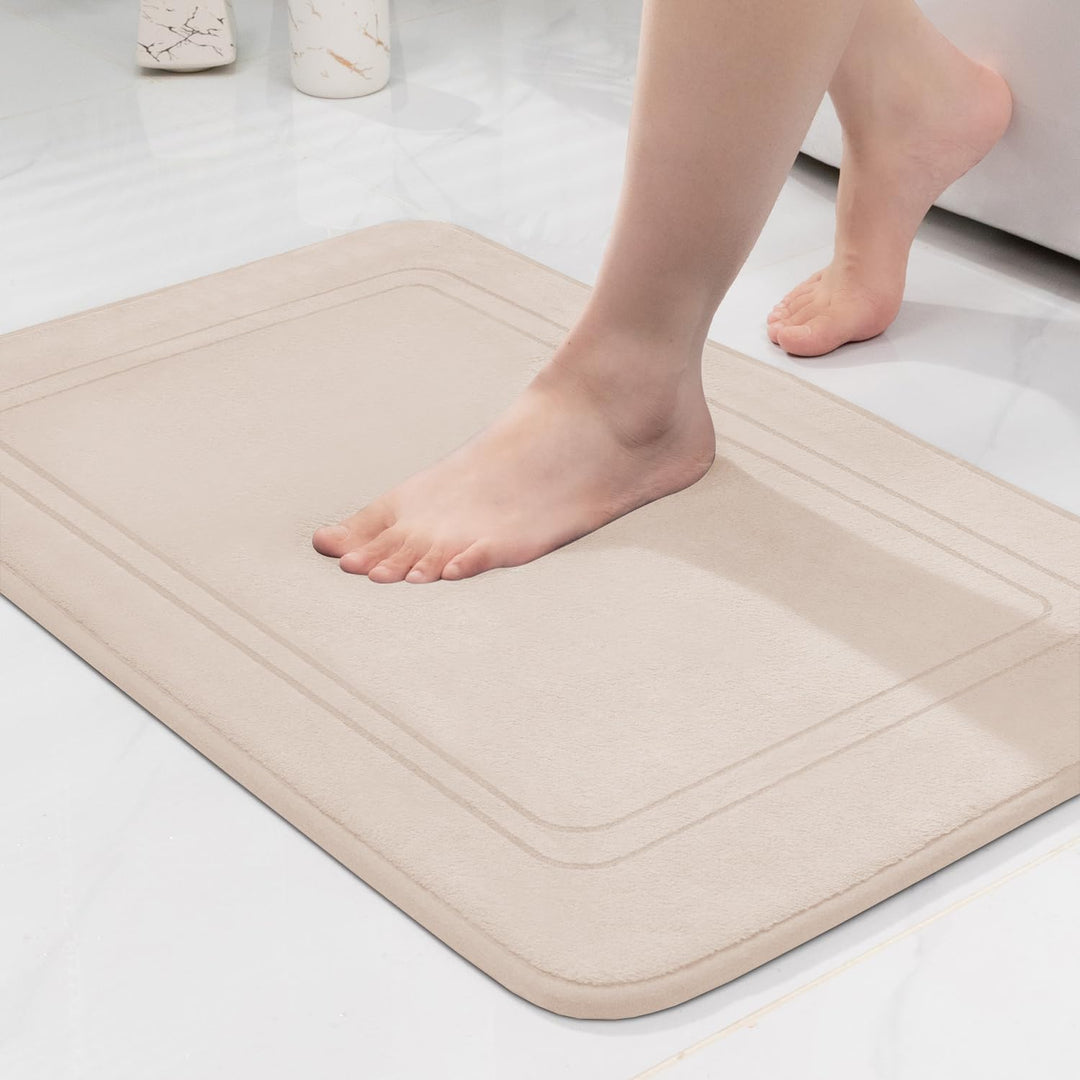 chakme Badematte rutschfest,Badezimmerteppich Weich Badteppich Saugfähige Badvorleger Duschvorleger