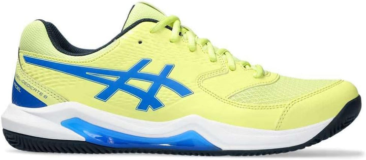 ASICS Herren Gel-Dedicate 8 Padel Sneaker 40 EU Glow Yellow Illusion Blue, 40 EU Glow Yellow Illusio