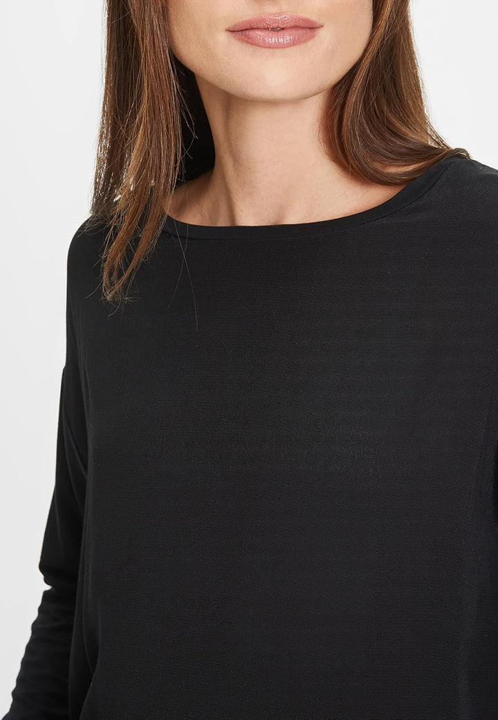 Tamaris Damen Burdur T-Shirt L Black Beauty, L Black Beauty