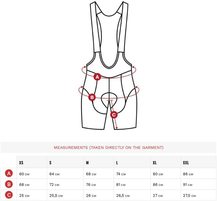 Kurze SRX Fahrrad-Trägerhose Herren Italienisches MITI Gewebe Doppelt Dichtes Sitzpolster XL Grau/Sc