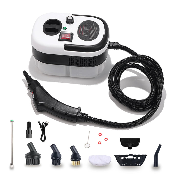 auvstar Dampfreiniger Handgerät 2500W, 6-stufig einstellbarer Handdampfreiniger, 1200ml Wassertank,