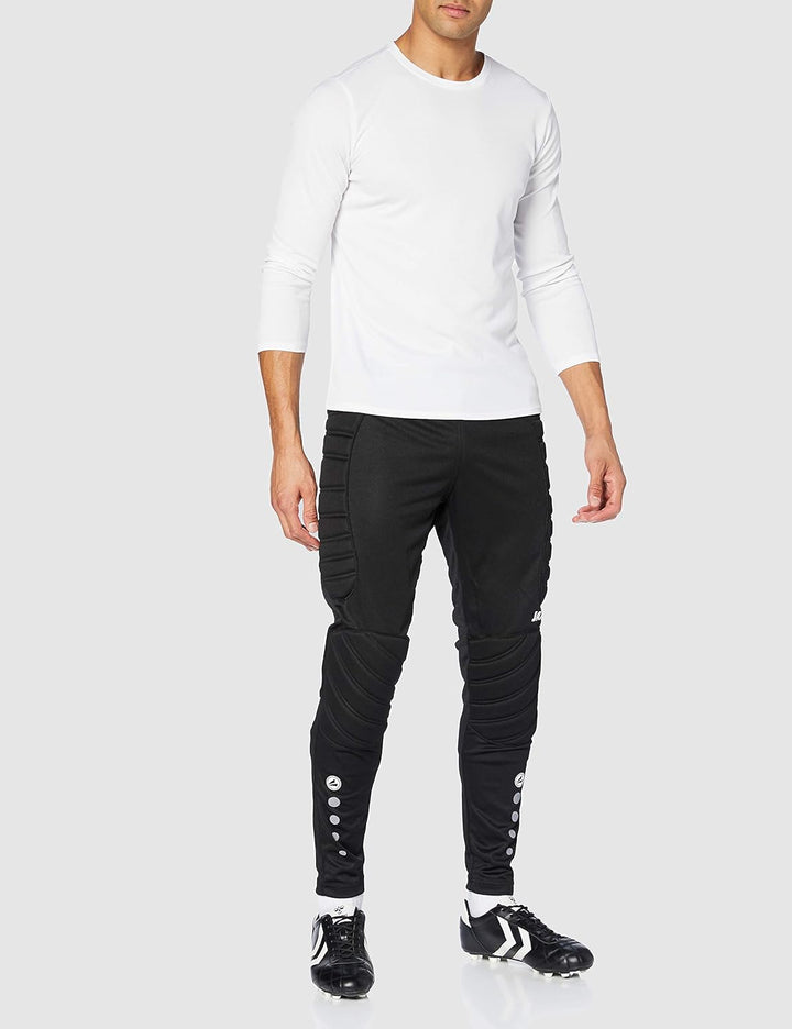 JAKO Torwarthose Striker I Sporthose lang mit ergonomisch gepolsterten Einsätzen im Knie- & Hüftbere