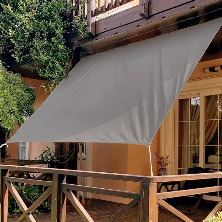 Dripex Sonnensegel wasserdicht Sonnenschutz Set 3X3 m inkl Befestigungsseile Rechteckig Polyester Im