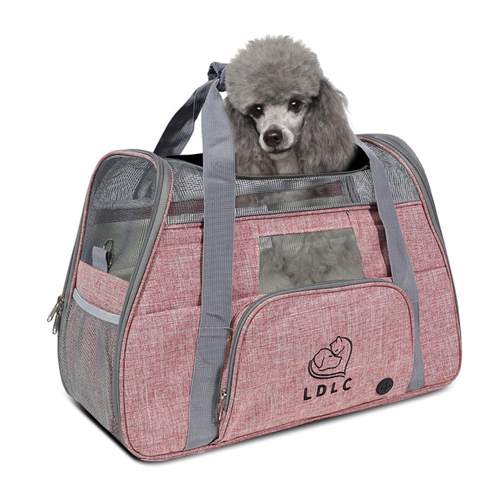 PETCUTE Hundetransportbox,Atmungsaktive Katzen Tragetasche Katze transportbox Tragetaschen mit Weich