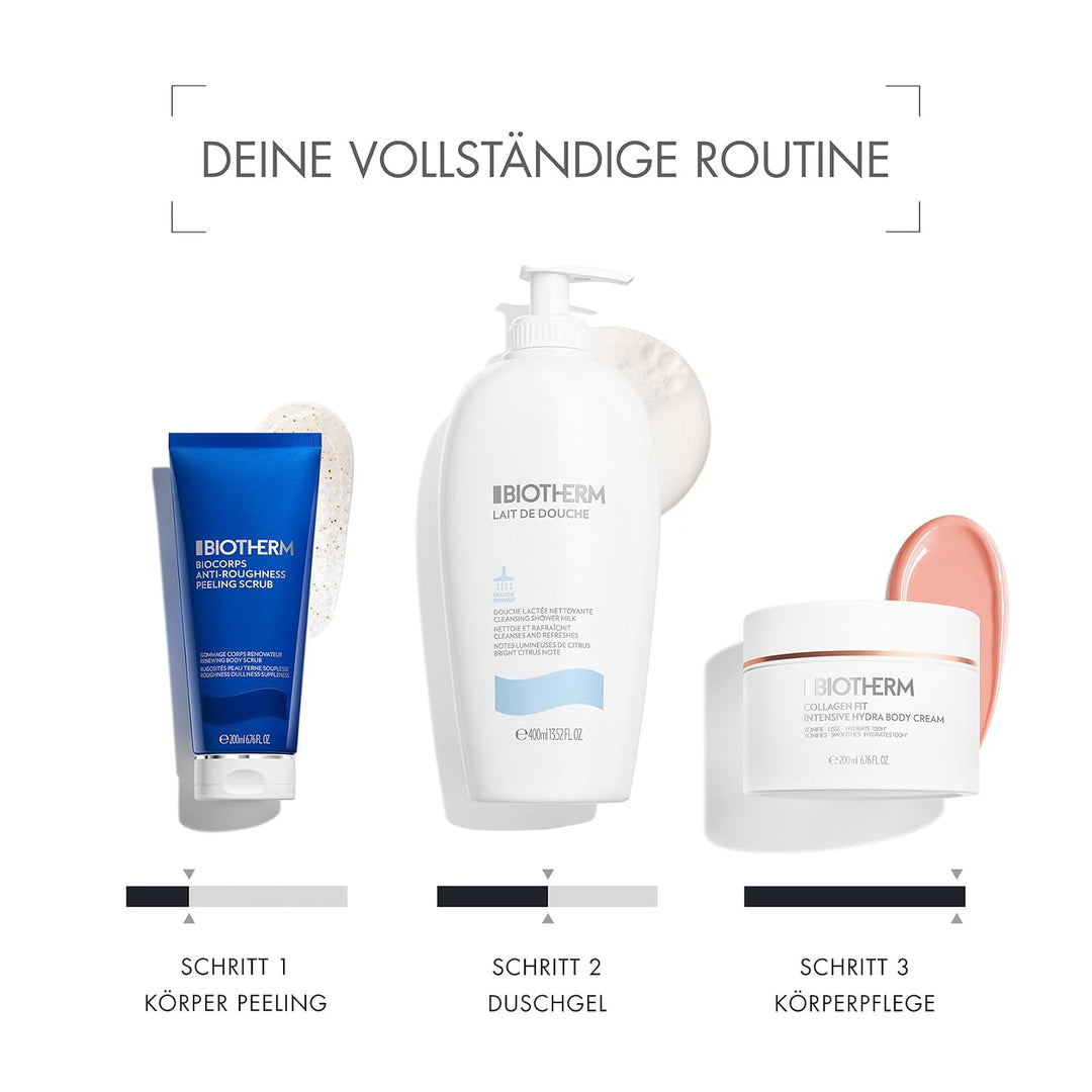 Biotherm Biocorps Body Scrub, Körperpeeling gegen rauhe Haut, erneuernder Body Scrub, für jeden Haut