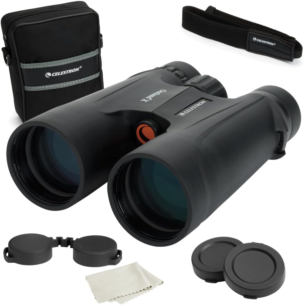 Celestron 71348 10 x 50 Outland X Fernglas – Schwarz Outland X 10 x 50 - Dachprisma, Outland X 10 x
