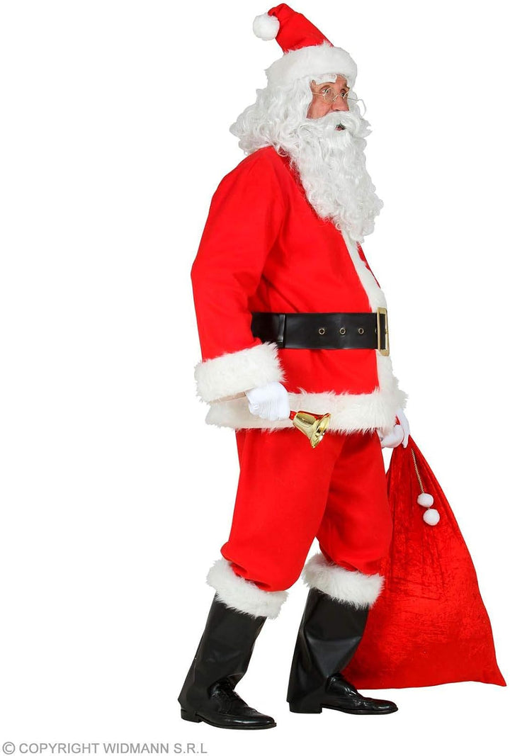 "SANTA CLAUS" (jacket, pants, belt, boot covers, hat) - (L/XL) L-XL, L-XL