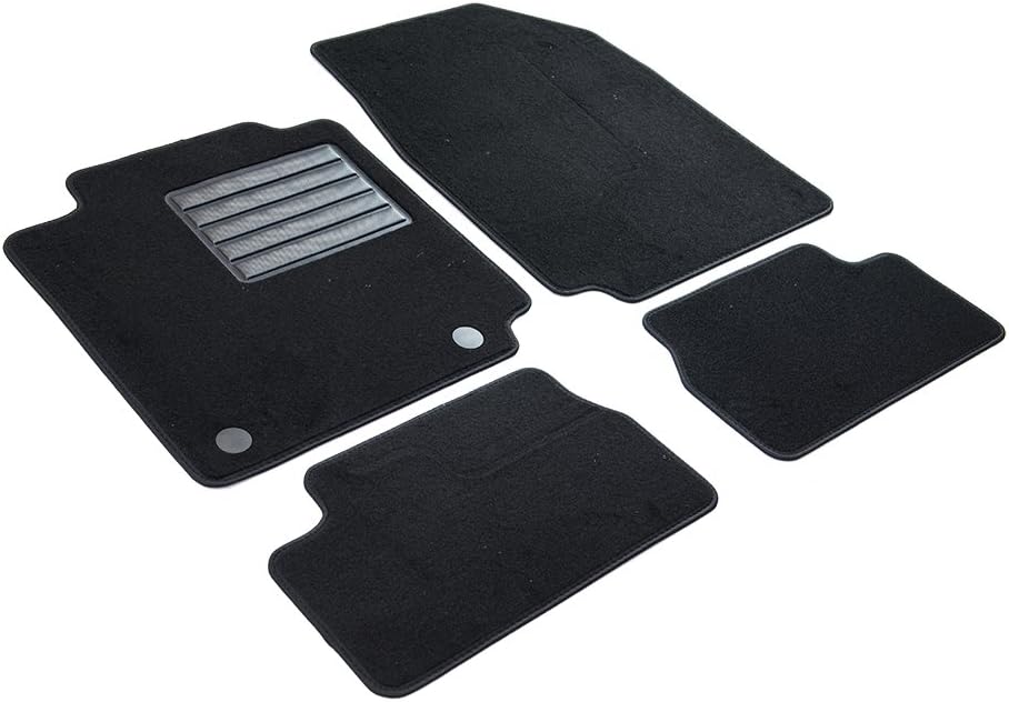 MDM SP-2333 Fussmatten Velours Autoteppich passend für Nissan Micra (K12) 2002>2010 Micra (K12) 2002