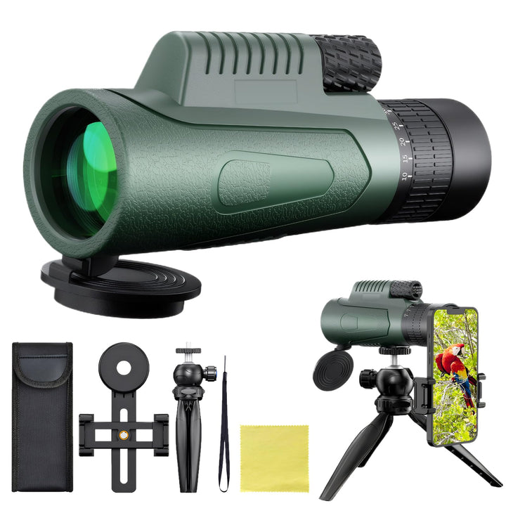 10-30 X 50 Monokular Teleskop Monokular Fernglas BAK4 Prisma Mehrschichtige Linsen Mit Stativ Handy-