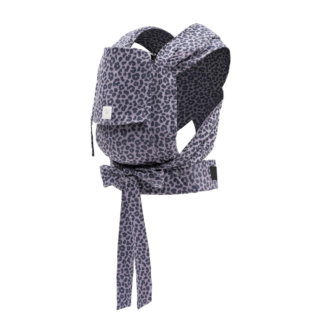 Stokke Limas Babytrage Leopard Lilac (OCS) - Half Buckle Babytrage für Neugeborenee - Drei Trageopti