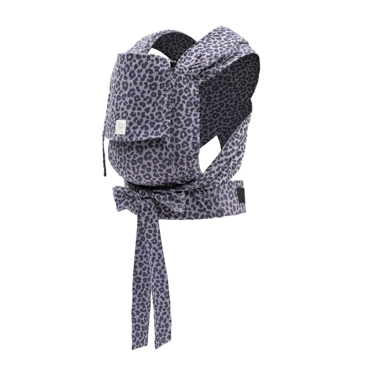 Stokke Limas Babytrage Leopard Lilac (OCS) - Half Buckle Babytrage für Neugeborenee - Drei Trageopti