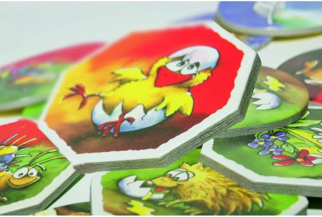 Zoch 601121800 Zicke Zacke Hühnerkacke – das rasante Gedächtnisrennen, Kinderspiel des Jahres 1998,