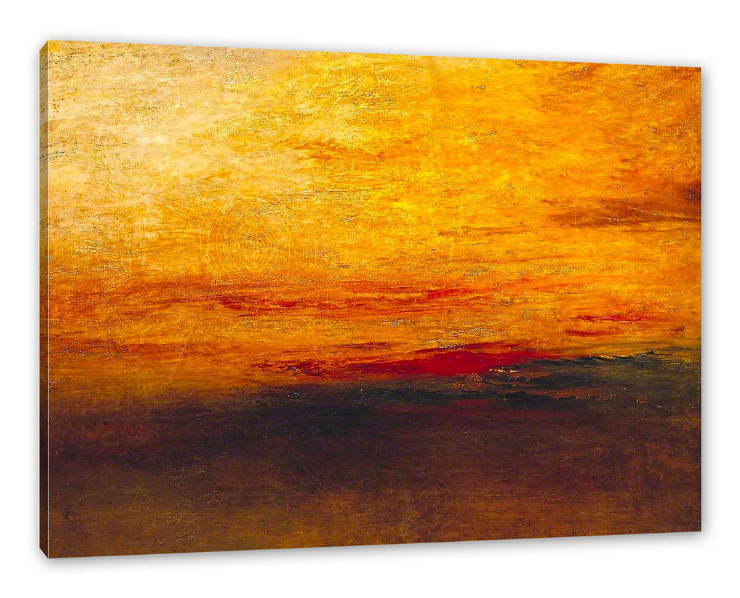 Generisch William Turner - Sunset  als Leinwandbild / Grösse: 100x70 cm / Wandbild / Kunstdruck / fe