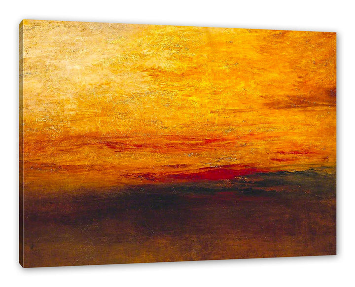 Generisch William Turner - Sunset  als Leinwandbild / Grösse: 100x70 cm / Wandbild / Kunstdruck / fe