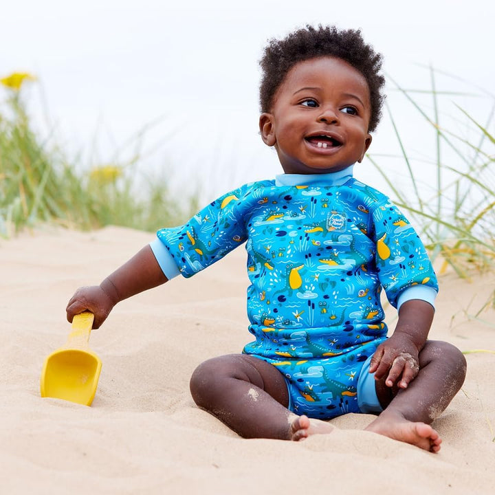 Splash About Happy Nappy-Schwimmanzug Crocodile Swamp 3-8 monate, 6-14 monate