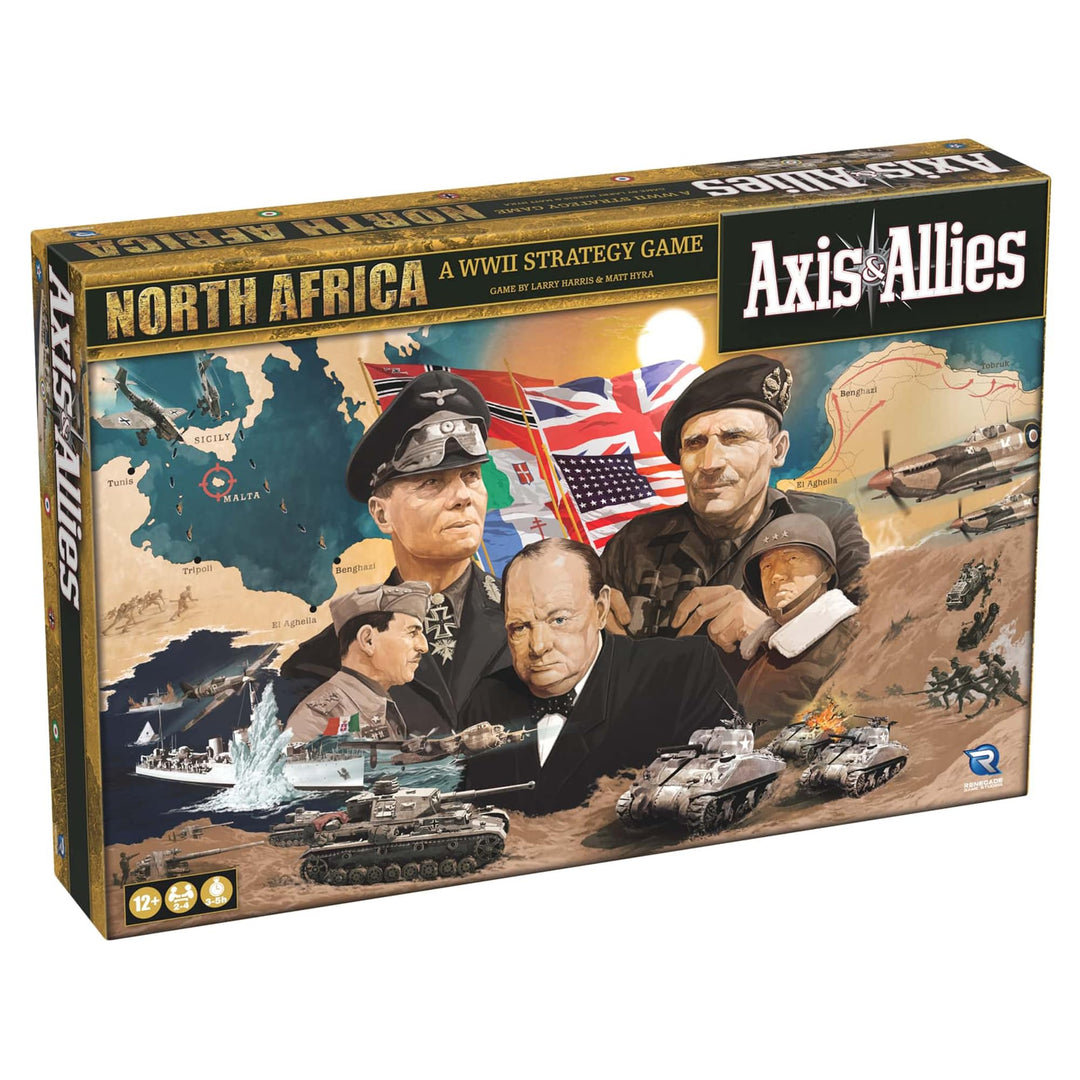 Renegade Game Studios Axis & Allies: North Africa - 2-4 Players - Ages 12+ 3 Hours Playing time - Ne