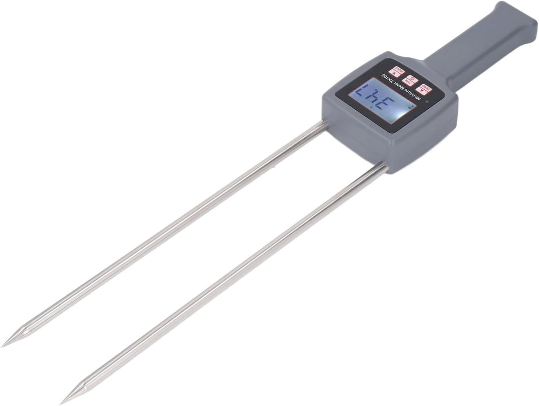Heu-Feuchtigkeitsmesser, Tragbarer Heu-Feuchtigkeitsmesser-Detektor mit Sonde für Getreidestroh, Fut