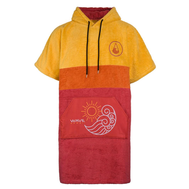 WAVE HAWAII Bade-Poncho Damen & Herren “Paia” | Grösse S 145-175cm I 95% Baumwolle Surf-Poncho für E