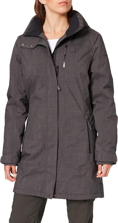 Schöffel Damen Insulated Parka Monterey2, wasserdichte Winterjacke für jedes Wetter, warmer und schö
