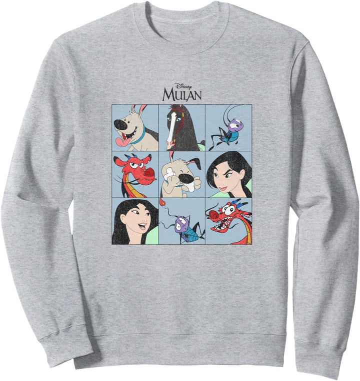 Disney Mulan Group Shot Panels Sweatshirt