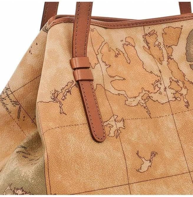 ALVIERO MARTINI DONNA Borsa Media A Spalla Geo Classic Naturale Mod. D016 6000 tau, tau