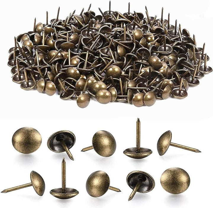 1000 Stück Polsternägel, BetterJonny Vintage Möbel Nägel Bronze Thumb Tacks Polster Reisszwecken Rei