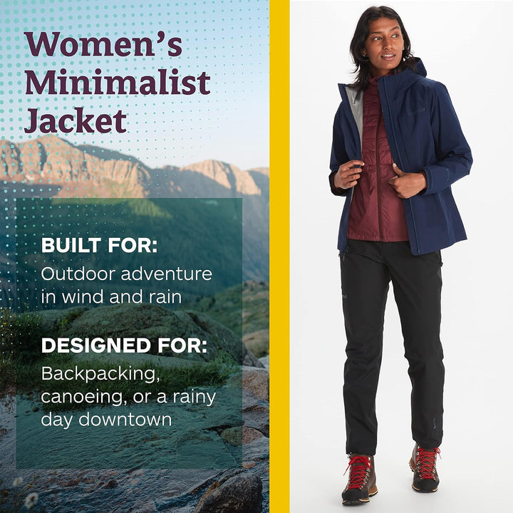 Marmot Damen Wm's Minimalist Gore Tex Jacket Wasserdichte GORE-TEX Regenjacke, atmungsaktiver Regenm