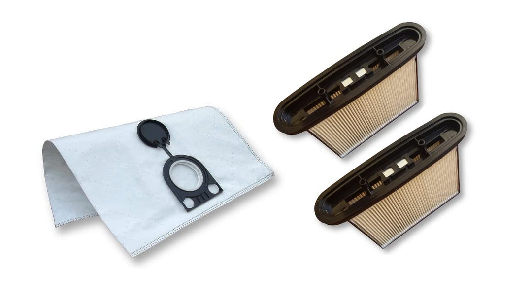 10 Staubsaugerbeutel Kallefornia K912 + 2 auswaschbarer Filter K749 für Bosch GAS25 GAS 25 Filtersäc