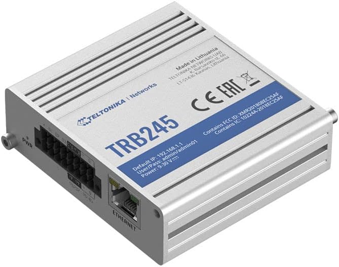 Teltonika TRB245 Industrial M2M LTE CAT 4 Gateway TRB245000000, 150, W125727569 (4 Gateway TRB245000