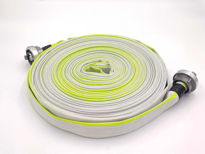 D-25 | 1 Zoll | 30 Meter Schlauch mit Storz-Kupplungen Bauschlauch Industrieschlauch Flachschlauch W