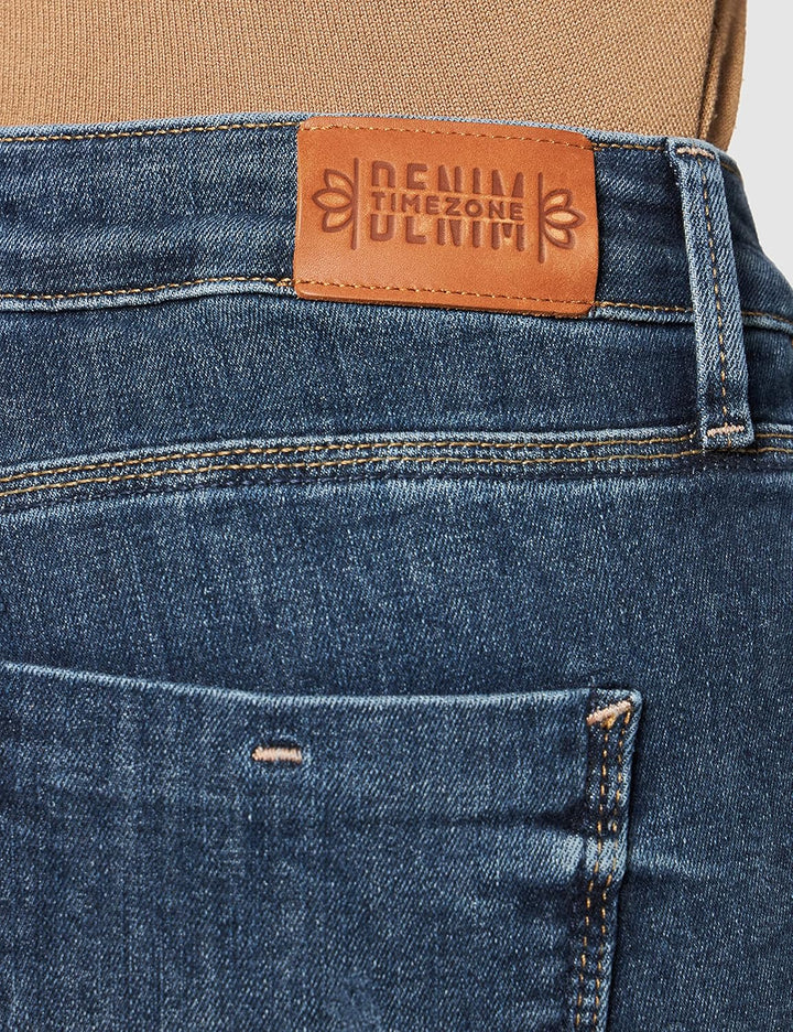 Timezone Damen Tight Aleenatz Womenshape Freizeithose 24W / 28L Lapis Blue Wash, 24W / 28L Lapis Blu