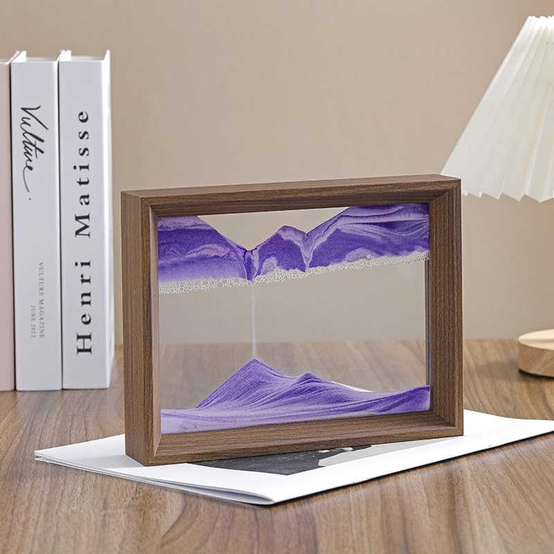 AzureLeap Sandbilder zum Drehen 3D Sandscape die Sandkunst in Tiefsee Fliessende Sandmalerei Sandbil