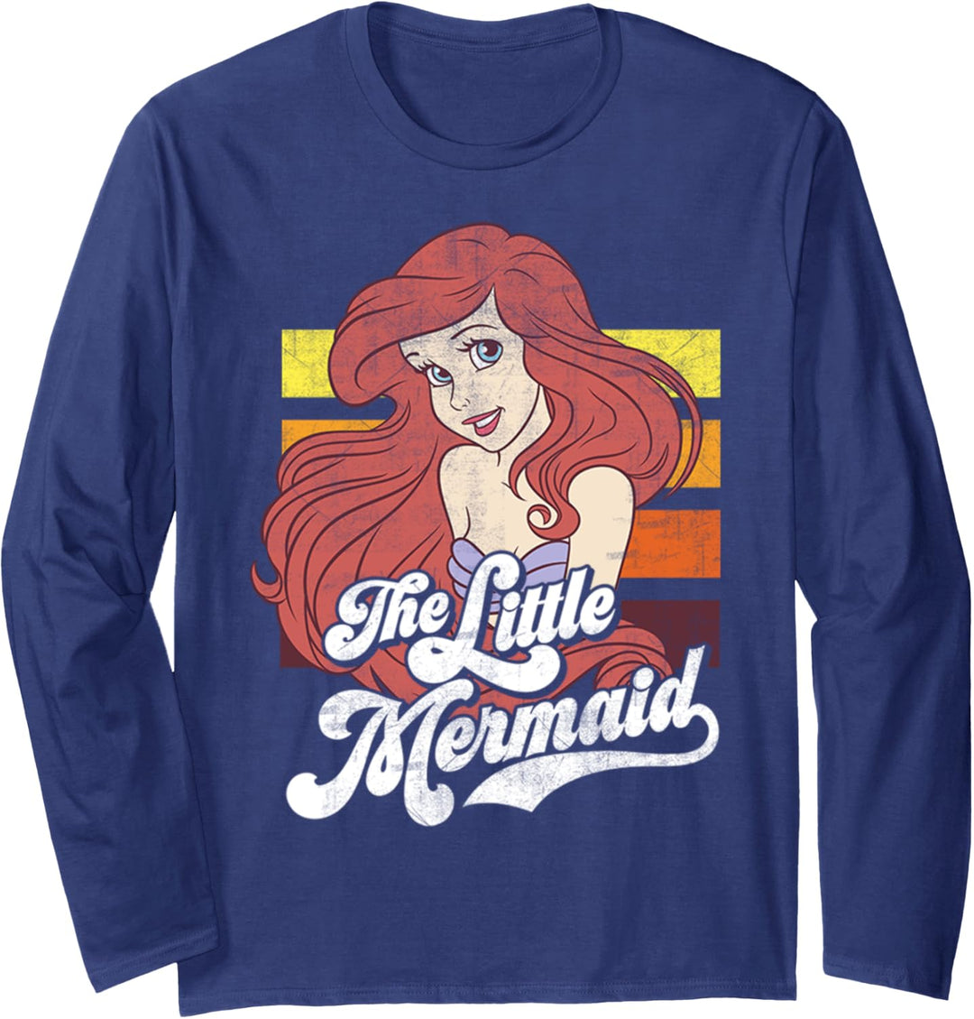 Disney Little Mermaid Vintage Stripes Langarmshirt