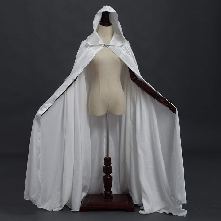 GRACEART Damen Cape Umhang Mit Kapuze Mittelalter Mantel Lang Halloween kostüm Für Hochzeit Braut Ab