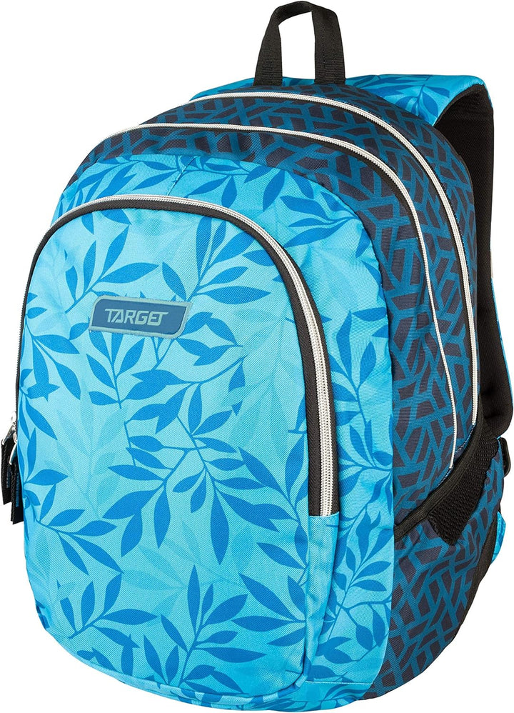 Target BACKPACK 3 ZIP DUEL OCEAN LEAVES 26295