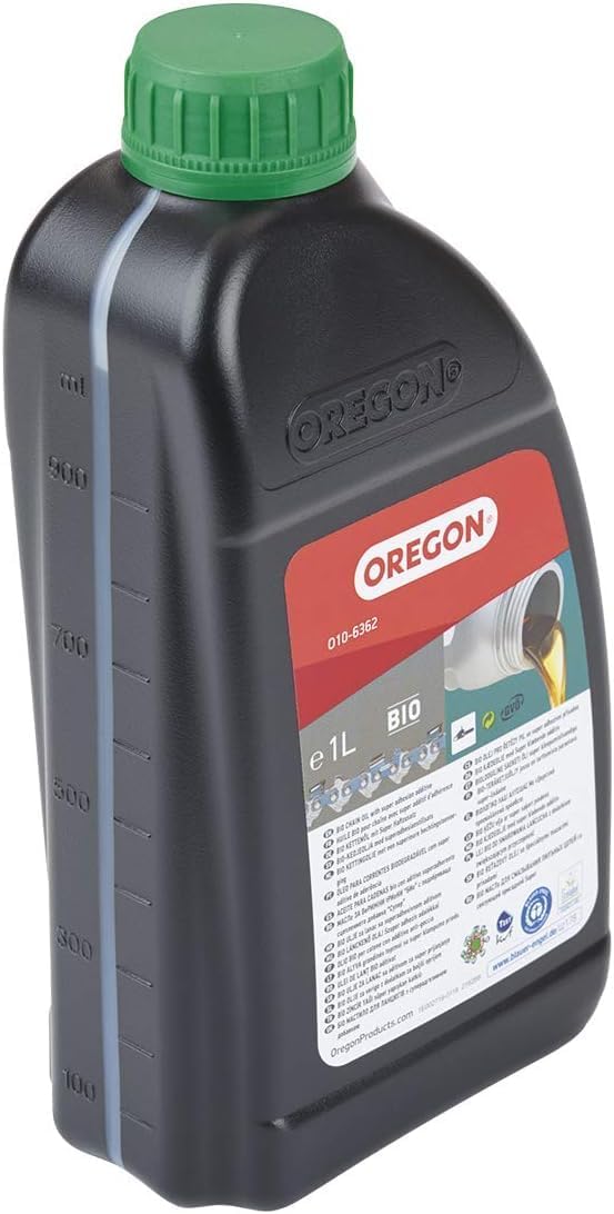 Oregon 3er-Pack Sägekette 35cm 3/8" LP für 35cm Schiene und 1L Bio-Kettenöl - 52 Antriebsglieder, 1.