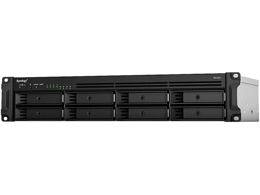 Synology 8 Bay RackStation RS1221+ (Diskless) 8-bay; 4GB DDR4 RS1221+, 8-bay; 4GB DDR4 RS1221+