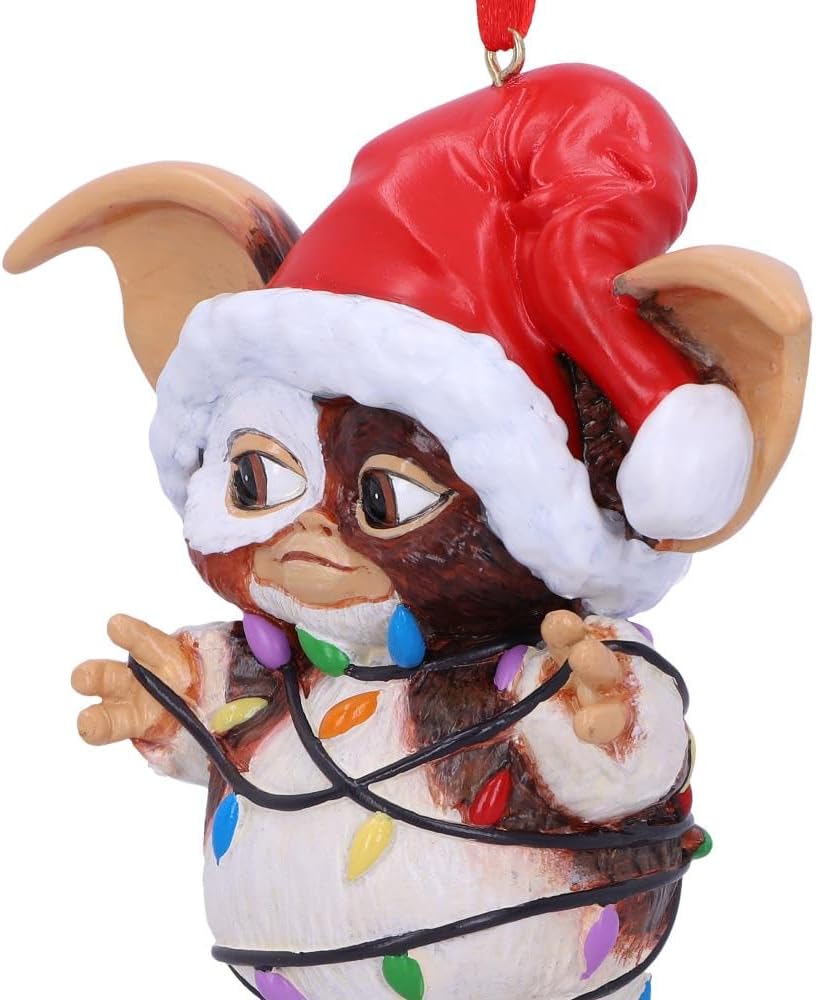 Nemesis Now Gremlins Gizmo in Lichterketten zum Aufhängen, festlich, dekorativ, rot, B5587T1, One Si