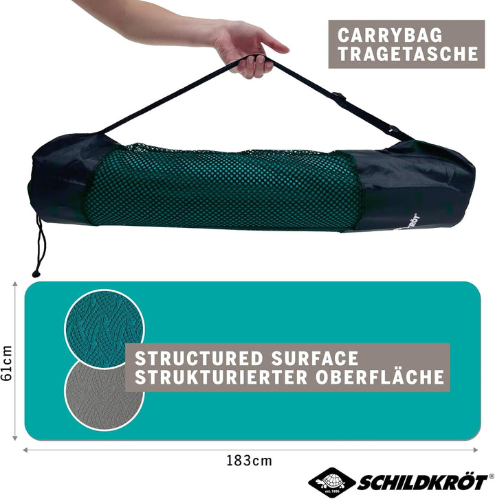 Schildkröt® Fitness Yogamatte BICOLOR, PVC-freie, zweifarbige Yogamatte, hochwertig strukturierte Ob