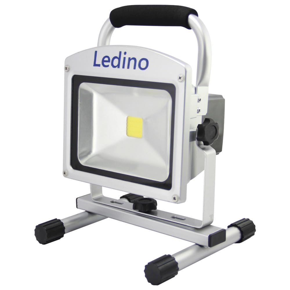 Ledino Chip-LED Strahler mit Li-Ion Akku, 20 W, dimmbar 11140206001111 (LED-Strahler Arbeitsstellens
