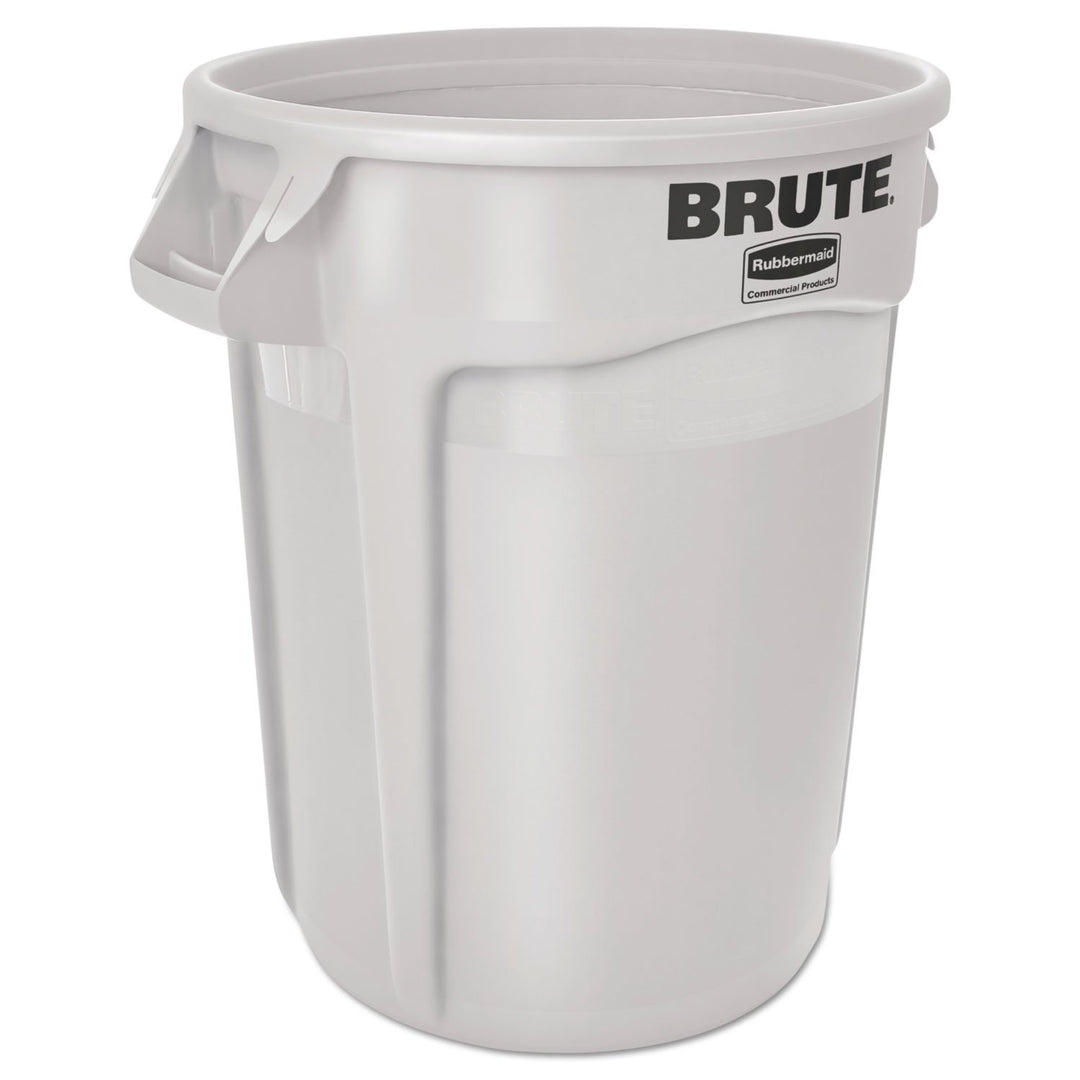 Rubbermaid Universalcontainer, rund - Inhalt ca. 37 l, Beschichtung lebensmittelecht - weiss - Kunst