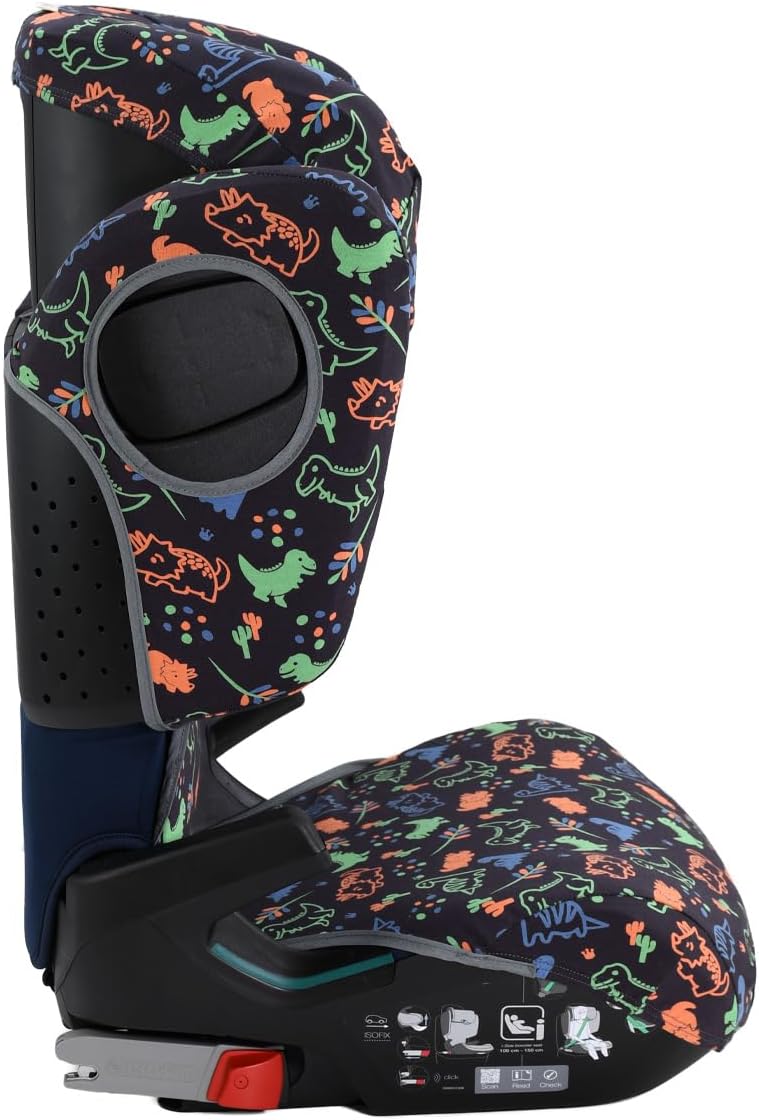 JYOKO KIDS Schutzhülle kompatibel mit Romer Kidfix (Romer Kidfix M I-SIZE, Happy Dino)