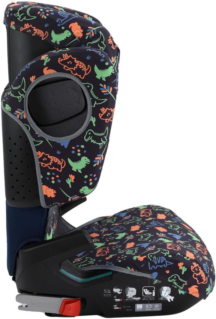 JYOKO KIDS Schutzhülle kompatibel mit Romer Kidfix (Romer Kidfix M I-SIZE, Happy Dino)