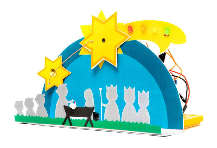 FRANZIS 55103 - Raspberry Pi Adventskalender, in 24 Tagen eine Weihnachtskrippe bauen und programmie