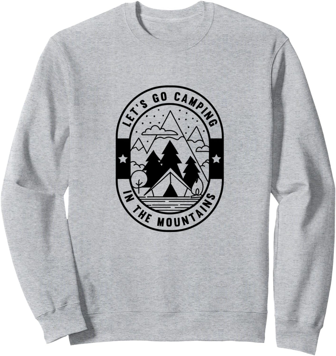 Outdoor Wildlife Camping Abenteuer Berge Sweatshirt