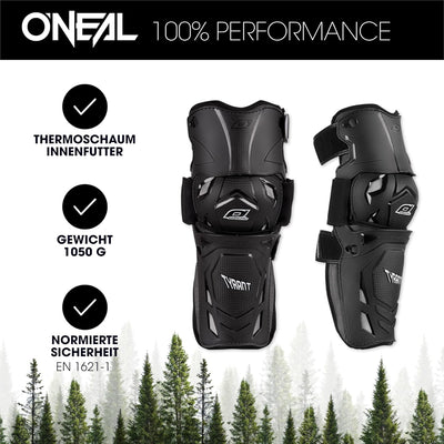 O'NEAL Knieprotektor | Tyrant MX Knee Guard Knieschoner MTB & MX I MX Enduro Motocross I Knieschütze