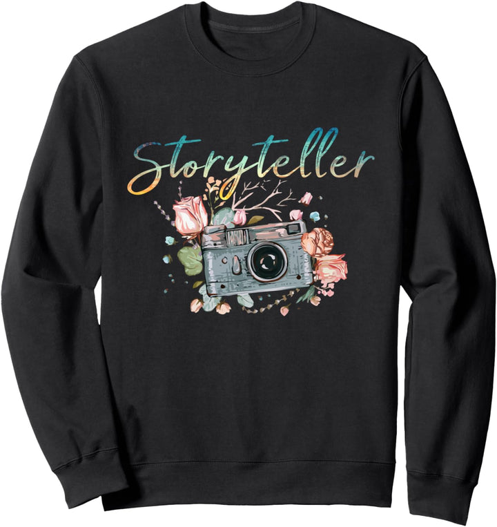 Storyteller Camera Photography Photographer Cameraman Gift Sweatshirt