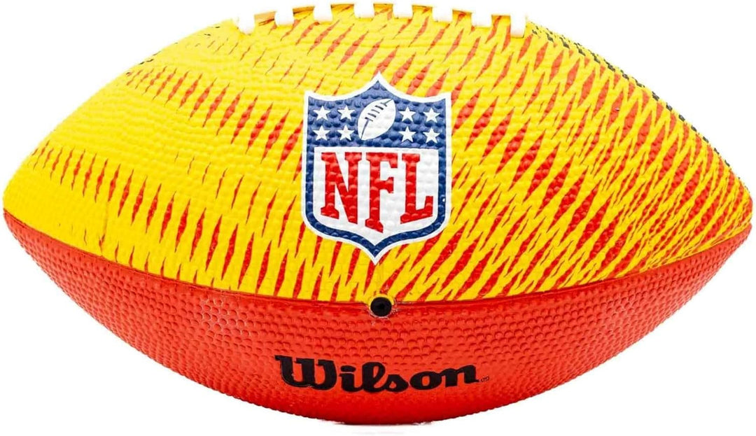 Wilson NFL Germany Games Tailgate Football, Gekörntes Design mit robusten Nähten, Fachmännisch gefer